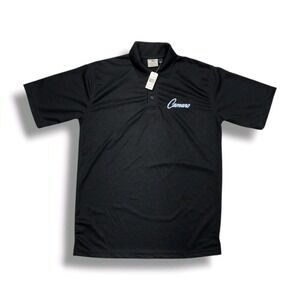 Blue Pointe Black Camaro Embroidered Collar Short Sleeve Polo Shirt Men's Medium